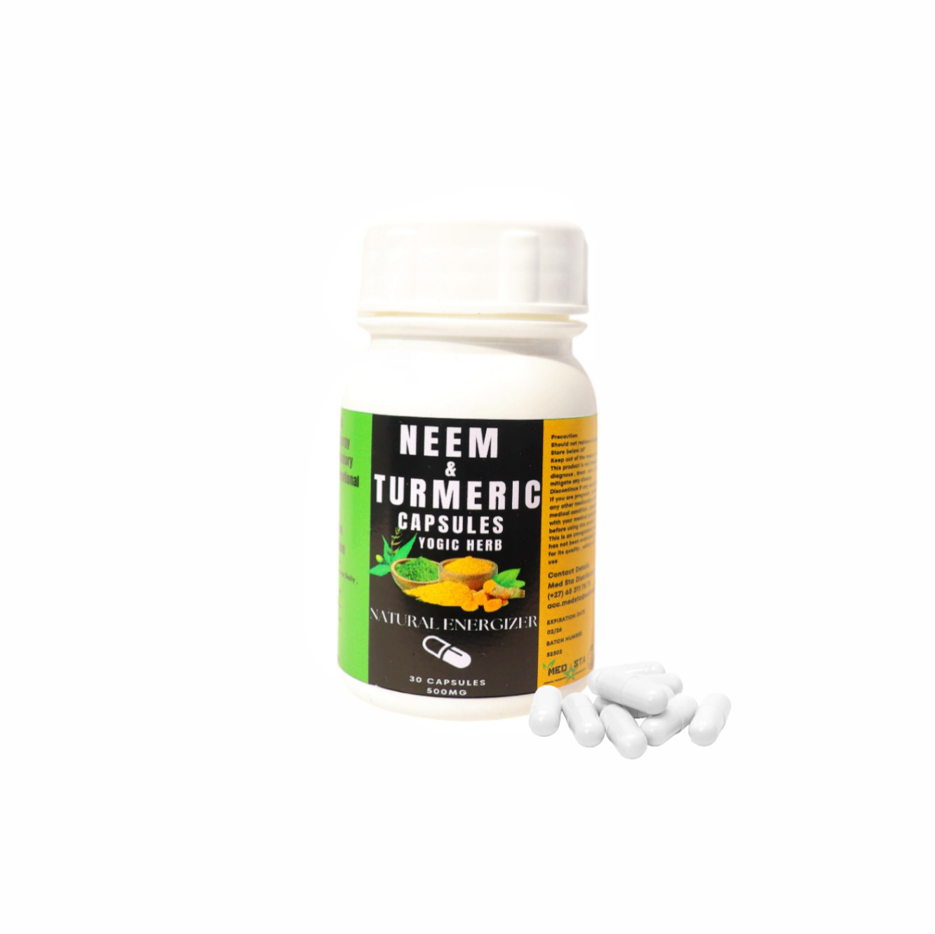 Neem & Turmeric Capsules - Natural Engizer